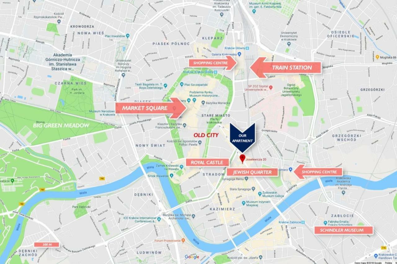 Studio Blisko Wawelu Kraków Exteriör bild